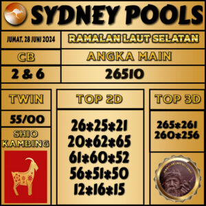 Ramalan Angka Sydney Jumat 28 Juni 2024 Terkini